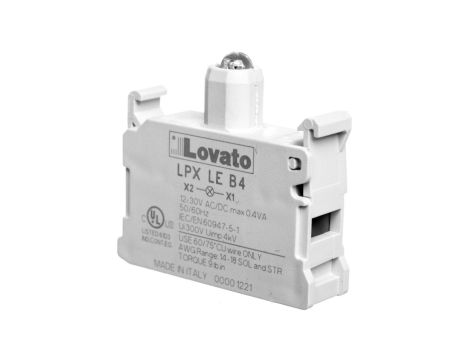 Oprawka z LED czerwona 12-30V AC/DC 12-30V AC/DC LPXLEB4