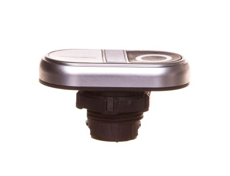 Przycisk sterowniczy 22mm podwójny czarno/biały podświetlany kryty z samopowrotem bez adaptera /I-0/ LPCBL7124