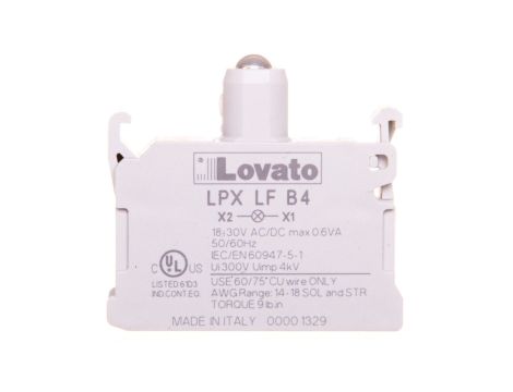 Oprawka z LED czerwona 18-30V AC/DC światło migające LPXLFB4