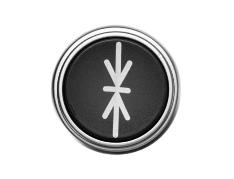 Napęd przycisku 22mm czarny z samopowrotem bez adaptera symbol -II (- LPCB1512