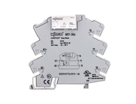 Przekaźnik separacyjny JUMPFLEX 24V DC 10mA 1P 857-304