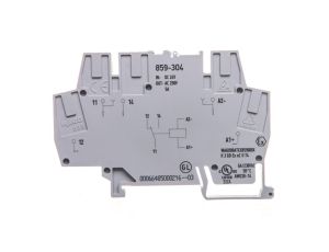 Złączka szynowa z przekaźnikiem miniaturowym 24V DC 1P 859-304