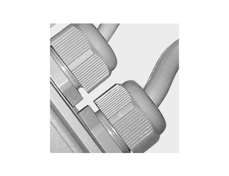 Dławnica poliamidowa PG16 IP68 szara DK PG-16-S