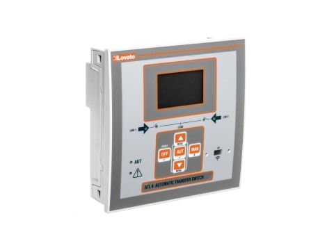 Sterownik układu SZR z zasilaniem 110-240VAC i portem optycznym do kontroli 2 trójfazowych źródeł zasilania ATL600