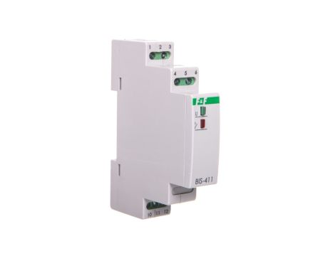 Przekaźnik bistabilny 1P 16A separowany 24V AC/DC Inrush BIS-411i-24V BIS-411-LED-24V