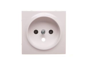 Simon 54 Pokrywa gniazda pojedynczego z przesłonami biała DGZ1ZP/11