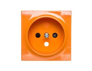 Simon 54 Pokrywa gniazda pojedynczego z przesłonami pomarańczowa DGZ1ZP/32