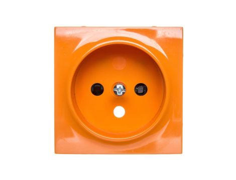 Simon 54 Pokrywa gniazda pojedynczego z przesłonami pomarańczowa DGZ1ZP/32