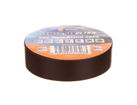 Taśma izolacyjna 15mm x 10m PVC brązowa F61517 /10szt./