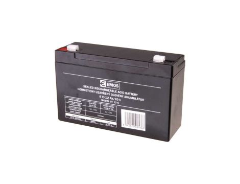 Akumulator ołowiowy AGM 6V 12Ah F4,7 B9682