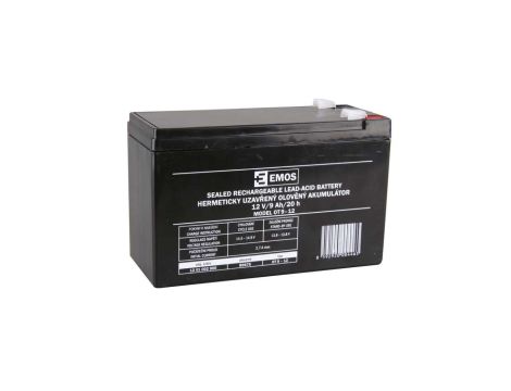 Akumulator ołowiowe AGM 12V 9Ah F6,3 B9675