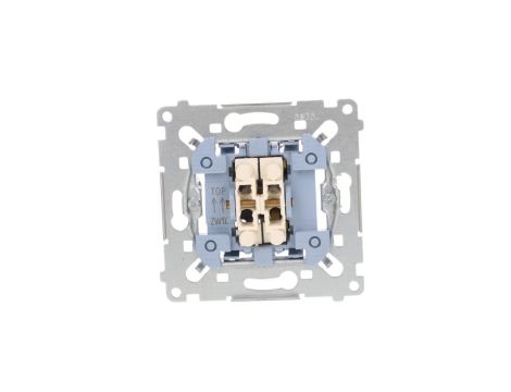 Simon 54 Łącznik żaluzjowy trójpozycyjny 1-0-2 mechanizm 250A 250V, szybkozłącza, SZW1KM