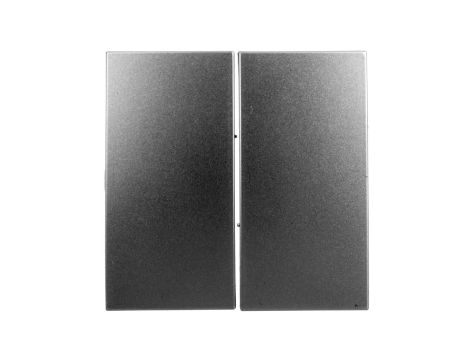 Simon 54 Klawisz podwójny łącznika schodowego do SW6/2M srebrny mat DKW6/2/43