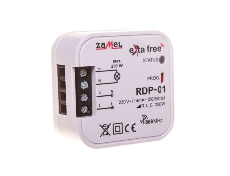 Radiowy ściemniacz dopuszkowy 1-kanałowy RDP-01 EXF10000021