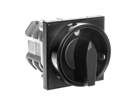 Łącznik krzywkowy 32A 3P mocowanie do pulpitu czoło zamykane czarne ŁK32RGP07