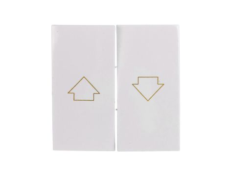 Simon 54 Klawisz do przycisku żaluzjowego SZP1WM biały DKZP1W/11