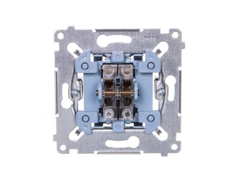 Simon 54 Przycisk podwójny zwierny mechanizm 10AX 250V, szybkozłącza, SP2M