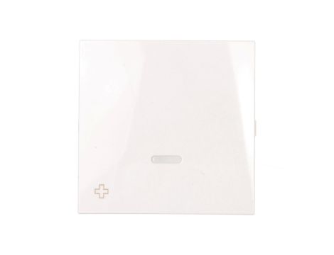 Simon 54 Klawisz pojedynczy do SW1M, SW6M, SW7M i SP1M antybakteryjny z podświetleniem biały DKW1L/AB11