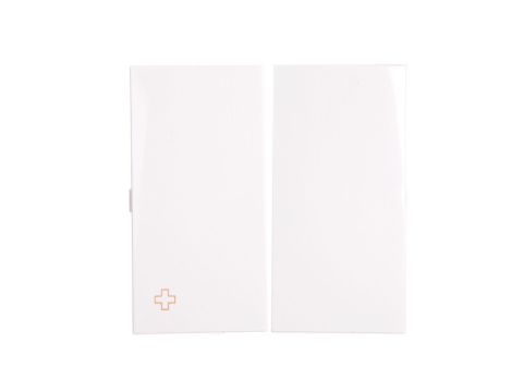 Simon 54 Klawisz podwójny do SW5M i SP2M antybakteryjny biały DKW5/AB11