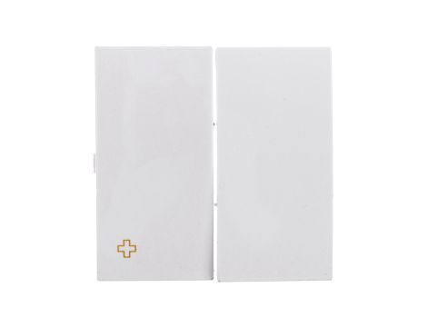 Simon 54 Klawisz do łącznika podwójnego schodowego SW6/2M antybakteryjny biały DKW6/2/AB11