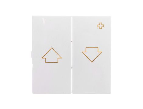 Simon 54 Klawisz do przycisku żaluzjowego SZP1M antybakteryjny biały DKZP1/AB11