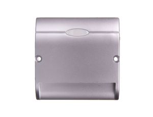 Simon Basic Łącznik hotelowy pojedynczy z podświetleniem 10A 250V srebrny mat BMWH1.02/43