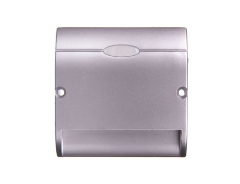 Simon Basic Łącznik hotelowy pojedynczy z podświetleniem 10A 250V srebrny mat BMWH1.02/43