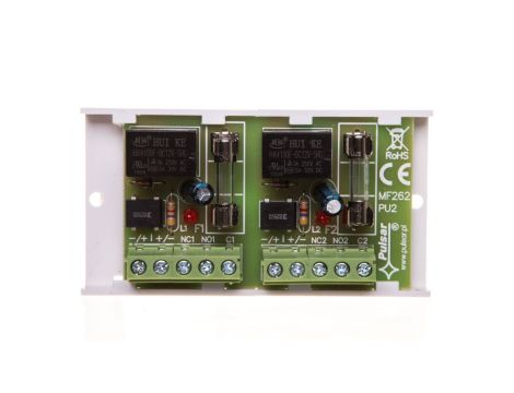 Moduł przekaźnikowy, 2 przekaźniki, napięcie 10-16 V DC, AWZ512 PK2