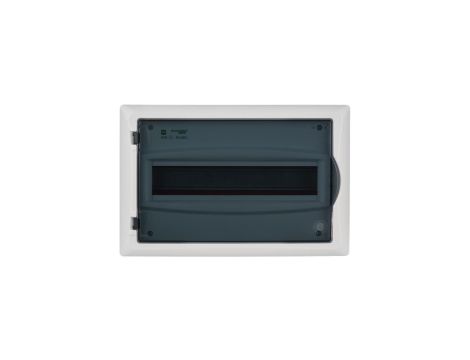 Rozdzielnica modułowa 1x12 p/t ECONOMIC BOX RP 1/12 drzwi transparentne (N+PE) IP40 2513-01