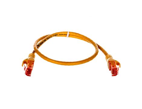Kabel krosowy (Patch Cord) U/UTP kat.6 żółty 0,5m DK-1612-005/Y