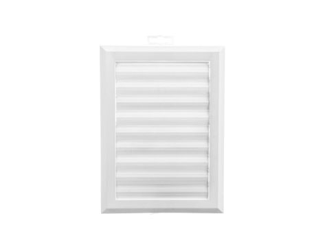 Kratka wentylacyjna 130x192mm biała żaluzja+sznurek rozpieracze T41