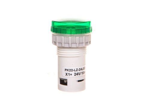 Lampka kompaktowa zielona PK22-LZ-24-LED AC/DC