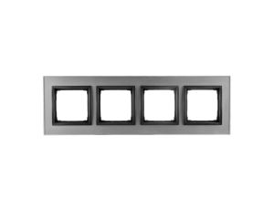 Simon 54 Nature Ramka poczwórna szkło BURZOWA CHMURA DRN4/72