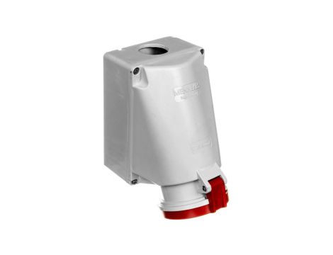 Gniazdo naścienne 2-częściowe 63A 5p 6h 400V IP44 zaciski śrubowe MEN1145A