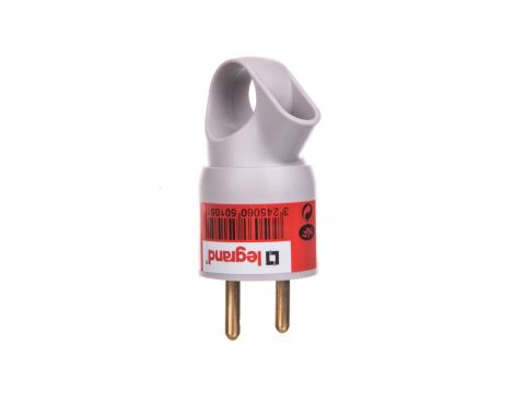 HELMO Wtyczka przenośna z uchwytem 2P+Z 16A szara 50105