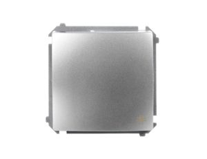 Simon Basic Łącznik krzyżowy 10AX 250V srebrny mat BMW7.01/43