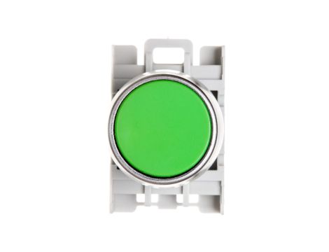 Przycisk sterowniczy 22mm zielony kryty 1Z 1R SP22-KZ-11.