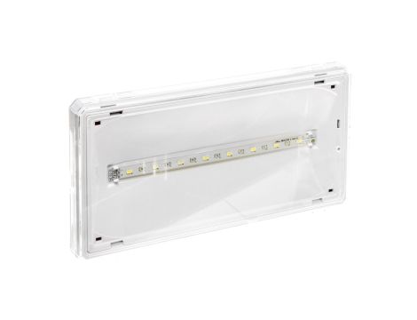 Oprawa awaryjna EXIT IP65 1W 1h dwuzadaniowa biała ETE/1W/C/1/SA/X/WH
