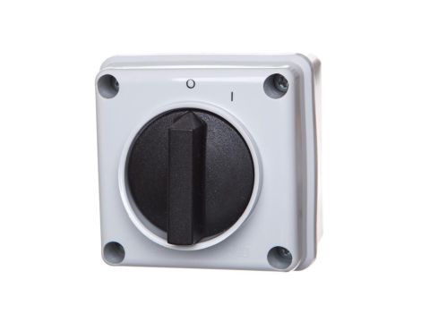 Łącznik krzywkowy 0-1 1P 12A w obudowie Łuk E12-53 IP-65 921253