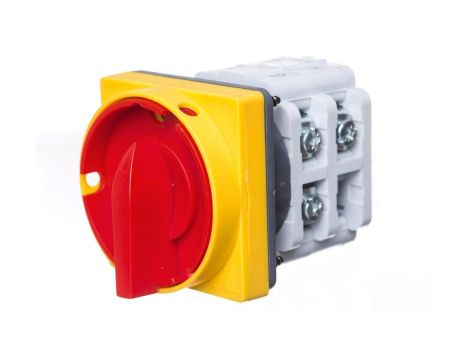 Łącznik krzywkowy 0-1 3P 40A zatablicowy z płytką przednią Łuk 40-15 IP-65 924058