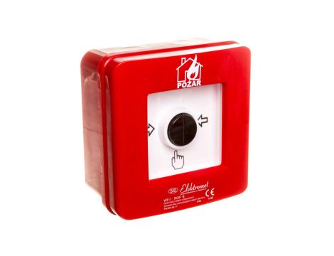 Ręczny ostrzegacz pożarowy NC-NO IP65 WP-1 ROP B 921406