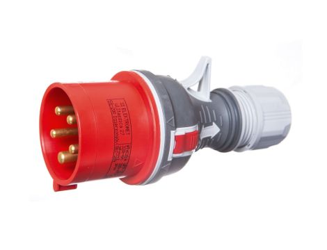 Wtyczka przenośna 32A 5P 400V czerwona TWIST WPP 32/5 IP44 922075