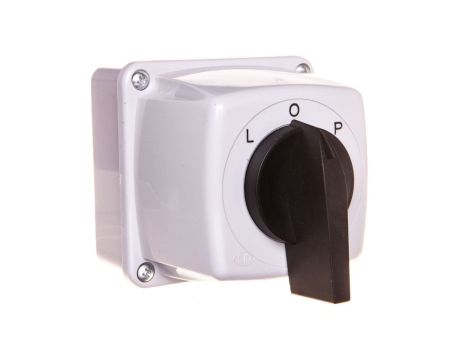 Łącznik krzywkowy L-0-P 3P 25A IP44 Łuk E25-43 w obudowie 952542