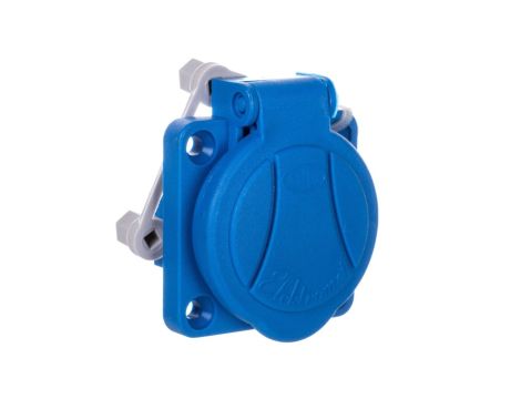 Gniazdo natablicowe niebieskie 16A 230V 2P+Z IP54 GN-16A 921815
