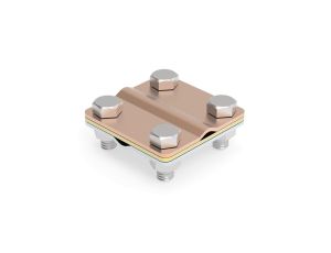 Złącze krzyżowe 4-otworowe M8x20 1.1 CU/OC /90100106/