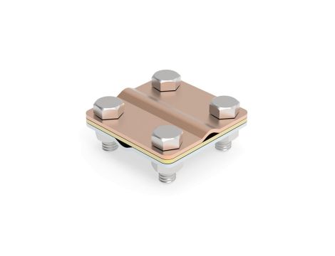 Złącze krzyżowe 4-otworowe M8x20 1.1 CU/OC /90100106/