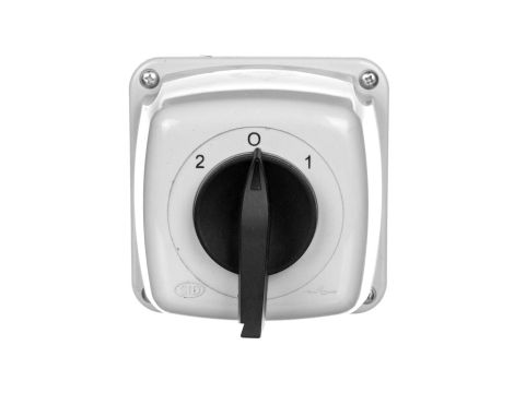 Łącznik krzywkowy 2-0-1 3P 40A IP44 w obudowie Łuk 40-73 sieć-agregat 924073