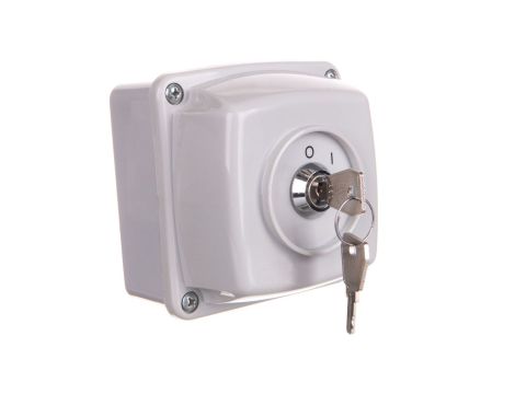 Łącznik krzywkowy z zamkiem 0-I 3P 25A IP44 w obudowie Łuk E25-13z/z 952580