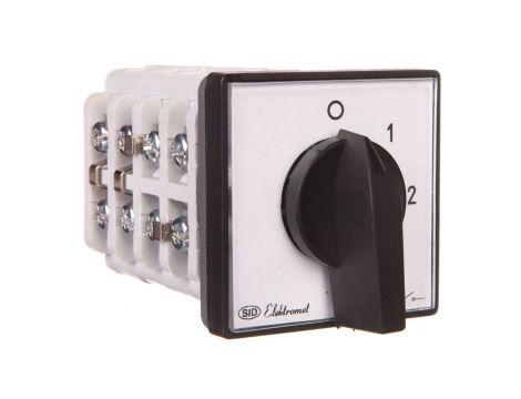 Łącznik krzywkowy 0-1-2 3P 25A IP65 z płytką Łuk 25-32 922519