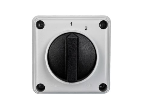 Łącznik krzywkowy 1-2 3P 12A IP65 w obudowie Łuk E12-11-3 921290